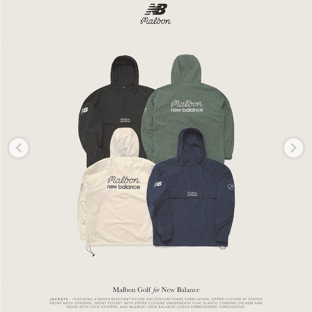 Malbon x New Balance windbreaker